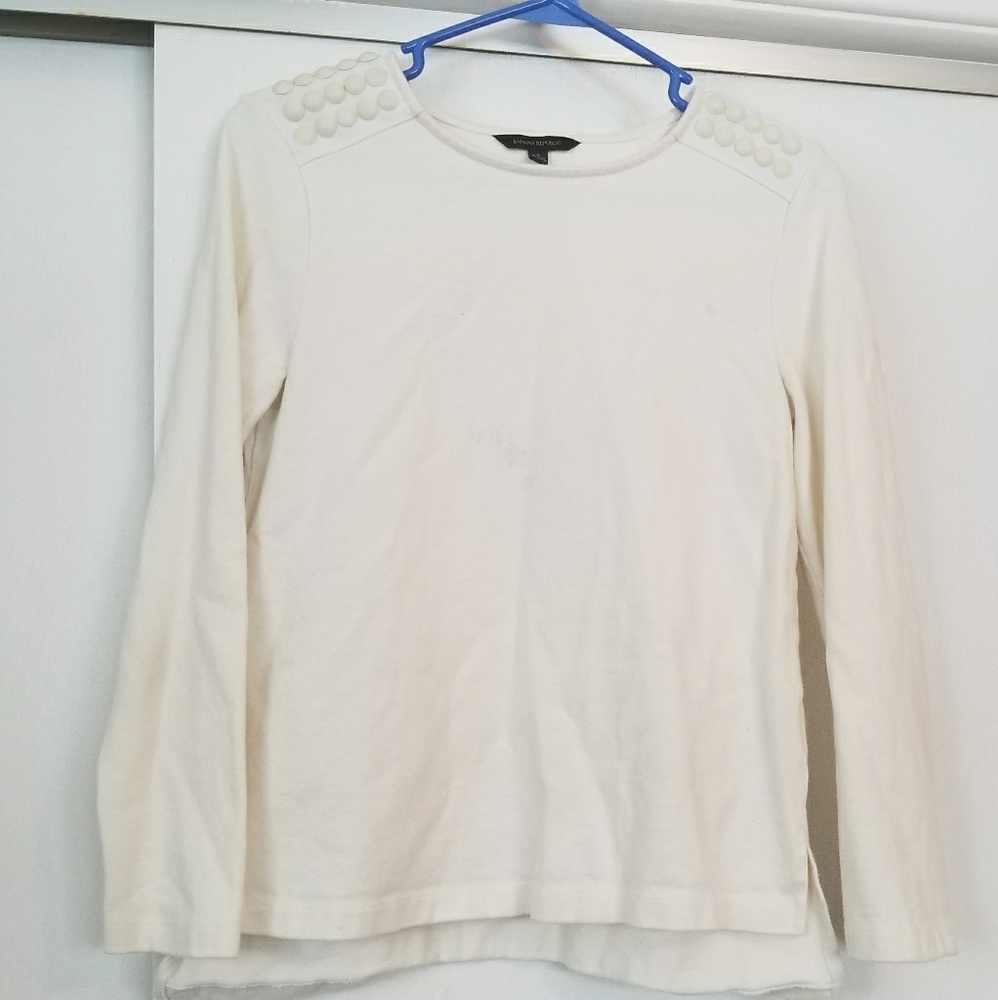Banana Republic White sweater